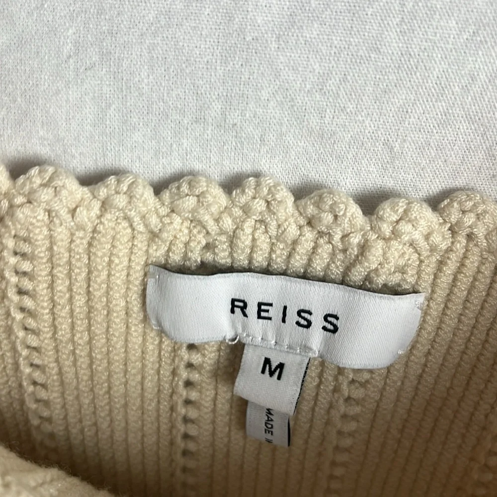 Reiss Cream Knit Sweater Tank - Picture 4 of 6
